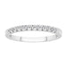LADIES BAND 0.25CT ROUND DIAMOND 14K WHITE GOLD