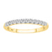 LADIES BAND 0.33CT ROUND DIAMOND 14K YELLOW GOLD (SI QUALITY)