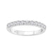 LADIES BAND 0.50CT ROUND DIAMOND 14K WHITE GOLD