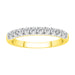 LADIES BAND 0.50CT ROUND DIAMOND 14K YELLOW GOLD