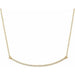 Ladies Natural Diamond Bar Necklace (I1, H+) — 14K Yellow Gold