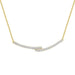 LADIES NECKLACE 0.20CT ROUND DIAMOND 10K YELLOW GOLD