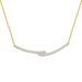 LADIES NECKLACE 0.20CT ROUND DIAMOND 10K YELLOW GOLD