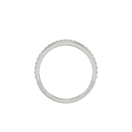 LADIES RING 0.20CT ROUND DIAMOND 14K WHITE GOLD