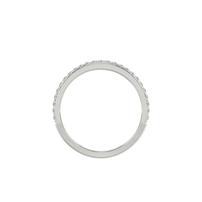 LADIES RING 0.20CT ROUND DIAMOND 14K WHITE GOLD