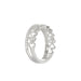 LADIES RING 0.20CT ROUND DIAMOND 14K WHITE GOLD
