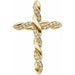 Ladies Natural Diamond Cross Pendant (Si1, G-H) — 14K Yellow Gold