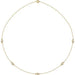 Lab-Grown Diamond Bezel-Set Station Necklace
