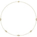 Lab-Grown Diamond Bezel-Set Station Necklace