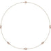 Lab-Grown Diamond Bezel-Set Station Necklace