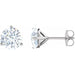 Lab-Grown Diamond Round 3-Prong Cocktail-Style Stud Earrings