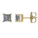 Ladies Natural Diamond Stud Earrings (I1, G-H) — 14K Yellow Gold