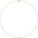 Ladies Natural Diamond 7-Station Necklace (I1, H+) — 14K Yellow Gold