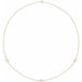 Lab-Grown Diamond Bezel-Set Station Necklace