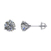 Ladies Natural Diamond Cocktail-Style Stud Earrings (Si1, G-H) — Platinum