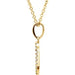 Ladies Natural Diamond Necklace (I1, G-H) — 14K Yellow Gold