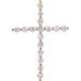 Lab-Grown Diamond Cross Pendant - Style R42307