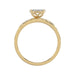 LADIES TRIOS SET 0.33CT ROUND DIAMOND 10K YELLOW GOLD