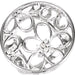 Ladies Natural Diamond Floral Ring (I1, G-H) — Sterling Silver