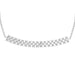 LADIES NECKLACE 0.25CT ROUND DIAMOND 10K WHITE GOLD