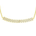 LADIES NECKLACE 0.25CT ROUND DIAMOND 10K YELLOW GOLD