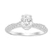 LADIES RING 1.25CT ROUND DIAMOND 14K WHITE GOLD (SI QUALITY)