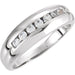 Ladies 14K Yellow/ Natural Diamond Ring (I1, G-H) — 14K White Gold