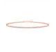 LADIES FLEXIBLE BANGLE 3.00CT ROUND DIAMOND 14K ROSE GOLD