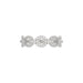 LADIES BAND 0.33CT ROUND DIAMOND 14K WHITE GOLD
