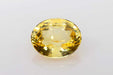3.54ct Oval Natural Sapphire (Colour Yellow, Clarity Eye Clean, Cut Faceted)