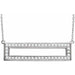 Ladies Natural Diamond Rectangle Necklace (I1, H+) — 14K White Gold
