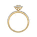 LADIES TRIOS SET 1.50CT ROUND DIAMOND 10K YELLOW GOLD