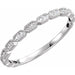 Ladies Natural Diamond Ring (I1, H-I) — 14K White Gold
