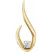 Ladies Natural Diamond Necklace (I1, G-H) — 14K Yellow Gold