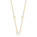LADIES NECKLACE 0.20CT ROUND DIAMOND 14K YELLOW GOLD