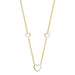 LADIES NECKLACE 0.20CT ROUND DIAMOND 14K YELLOW GOLD