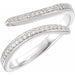 Ladies Natural Diamond Ring (I1, G-H) — Platinum