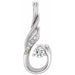 Ladies Natural Diamond Pendant (Si2-Si3, G-H) — Platinum