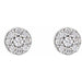 Lab-Grown Diamond Cluster Earrings