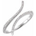 Ladies Natural Diamond Ring (I1, G-H) — 14K White Gold