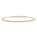 LADIES HALF FLEXIBLE BANGLE 1.00CT ROUND/RUBY DIAMOND 14K YELLOW GOLD