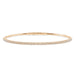 LADIES HALF FLEXIBLE BANGLE 1.00CT ROUND/RUBY DIAMOND 14K YELLOW GOLD