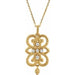 Ladies Natural Diamond Necklace (I1, G-H) — 14K Yellow Gold