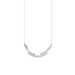 LADIES NECKLACE 0.25CT ROUND DIAMOND 14K WHITE GOLD