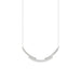 LADIES NECKLACE 0.25CT ROUND DIAMOND 14K WHITE GOLD