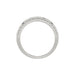 MEN'S BAND 0.50CT ROUND DIAMOND 14K WHITE GOLD