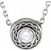 Ladies Natural Diamond Slide Necklace (I1, G-H) — Platinum