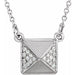 Ladies Natural Diamond 16 1/ Necklace (I1, G-H) — Platinum