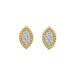 10K Yellow Gold 0.20CT Diamond Halo Fashion Earrings Round Diamond Women�S Earrings