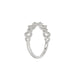 LADIES RING 0.15CT ROUND DIAMOND 14K WHITE GOLD